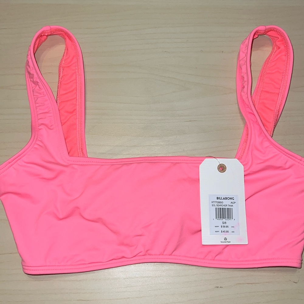 Pink Billabong Bikini Top